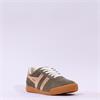 Gola Elan Glitz Retro Gumsole Trainer - Khaki Rose Gold